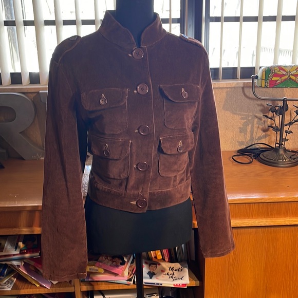 Star Jeans Brown Corduroy Jacket 
